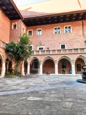 Dziedziniec Collegium Maius UJ